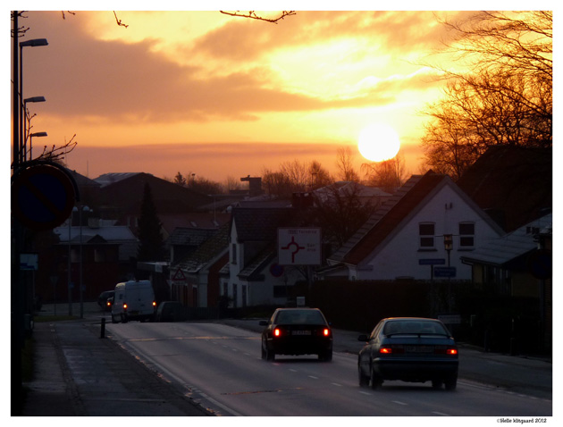 Solen er så rød